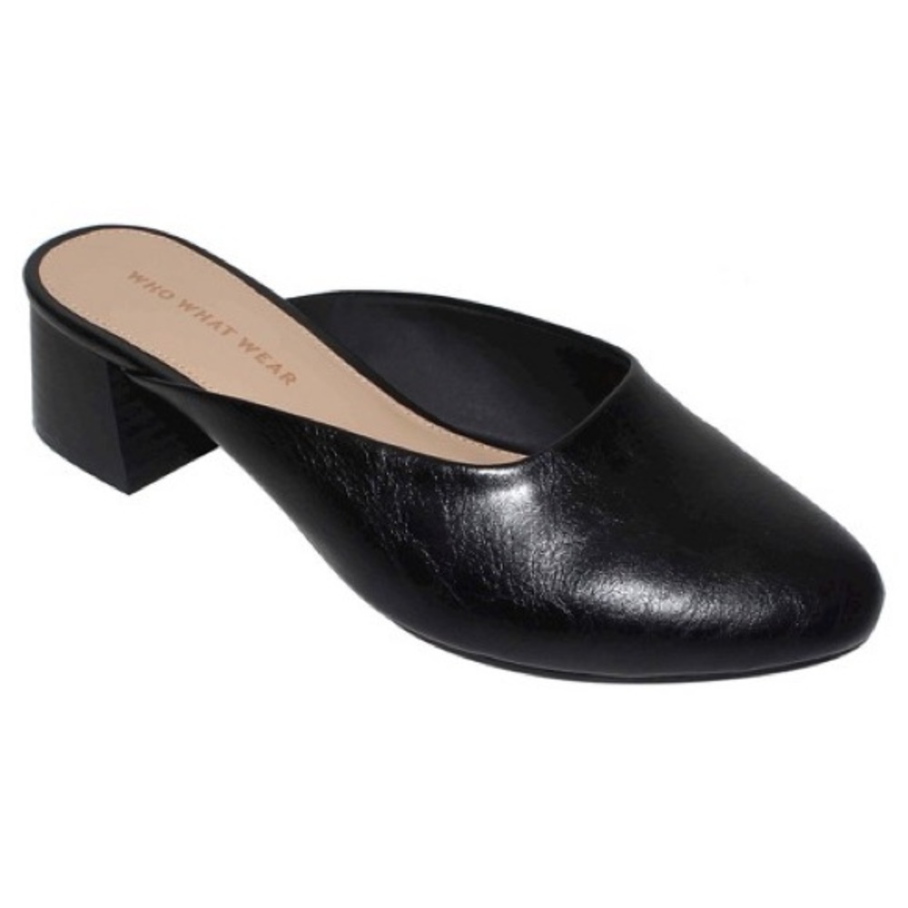 Who What Wear Everly Block Heel Mules